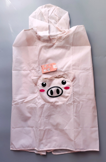 Pláštěnka Primark růžová s prasátkem