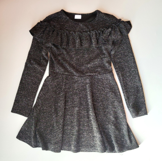 Třpytivé šaty F&F vel. 152