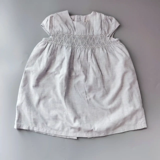 Lehké plátěné šaty Mamas & Papas vel. 86 šedomodré