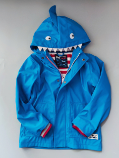 Nepromokavá bunda Next vel. 116 modrá žralok