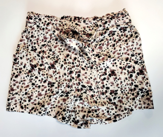 Kraťasy z viskózy Primark vel. EU 40 UK 12 béžové vzorované